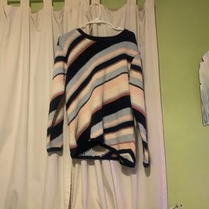 Striped warm striped sweater